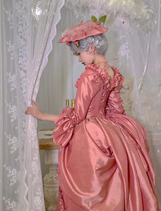 Pink Marie Antoinette Dress Victorian inspired rococo Baroque costume dress