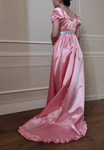 Load image into Gallery viewer, Pink Regency Dress 1st Empire Dress