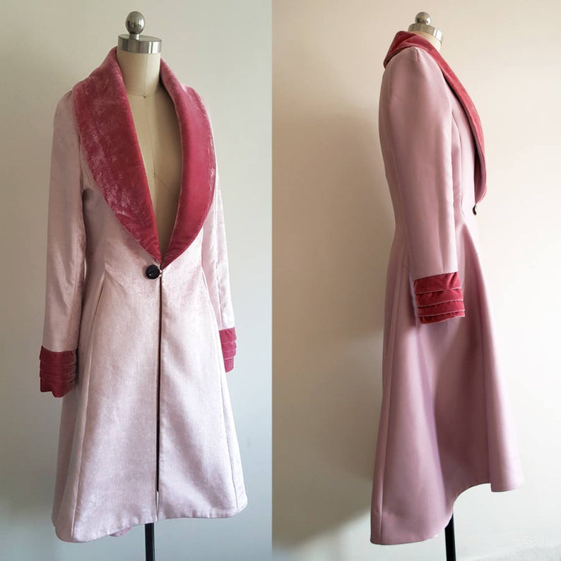 Queenie Goldstein Pink Coat Cosplay Costume – MJcostume