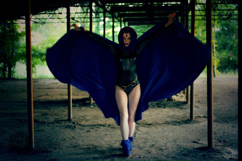 Raven Cloak Raven Cosplay Cape