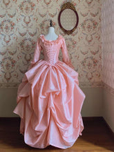 Load image into Gallery viewer, Rose Pink Marie Antoinette Dress Victorian inspired Rococo Baroque costume dress