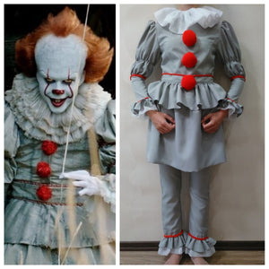 Stephen King Pennywise Costume Pennywise It Costume for Kids Girls Women
