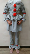 Load image into Gallery viewer, Stephen King Pennywise Costume Pennywise It Costume for Kids Girls Women