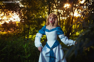 Swan Princess Odette Dress Cosplay Costume for Adults