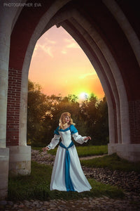 Swan Princess Odette Dress Cosplay Costume for Adults