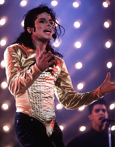 Michael Jackson Dangerous Tour Outfit Golden Bodysuit Costume
