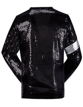 Load image into Gallery viewer, Michael Jackson Billie Jean Jacket Black Sequin Costume for Adult, Kids