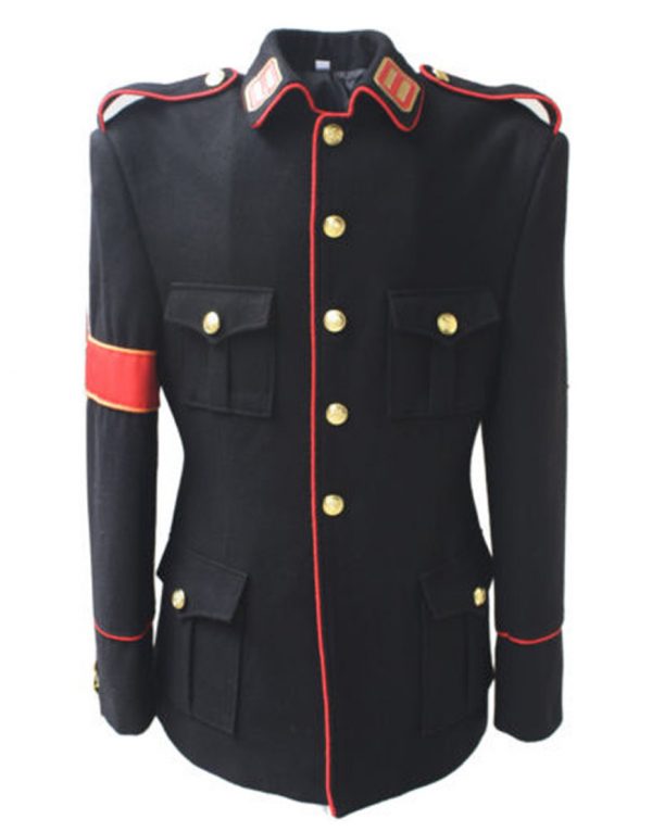 Michael Jackson CTE Military Costume Black Jacket for Man, Women, Kids