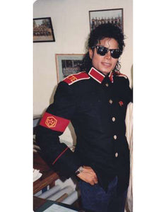 Michael Jackson CTE Military Costume Black Jacket for Man, Women, Kids