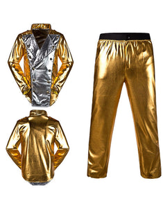 Michael Jackson History Tour Costume Concert Silver Golden