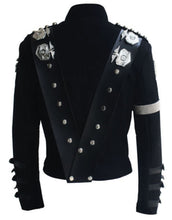 Load image into Gallery viewer, Michael Jackson Bad Tour Punk Badges Black Jacket Costume